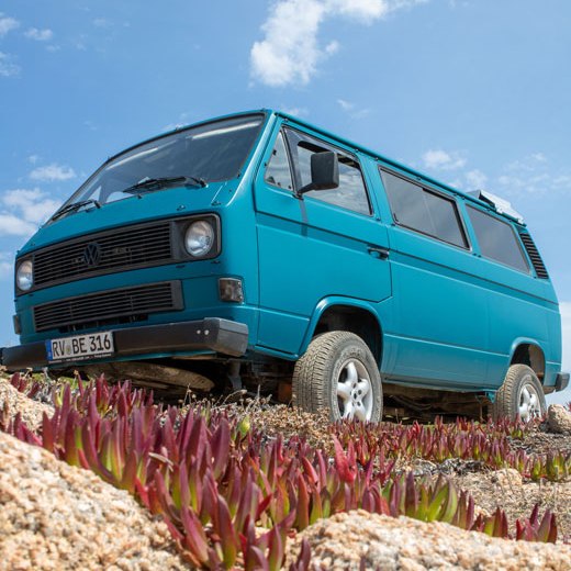 Korsika - VW T3 Syncro am Strand