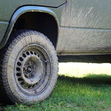 Rumänien - VW T3 Syncro schlammbespritzt