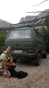 Sardinien - Simon und sein VW T3