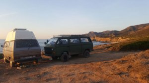 Sardinien - VW T3s am Strand