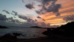 Sardinien - Sonnenuntergang am Meer