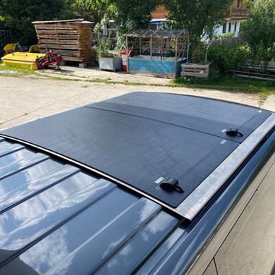 Solarplatten auf VW T6 2