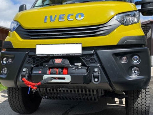 Zubehör-Seilwinde für einen Iveco