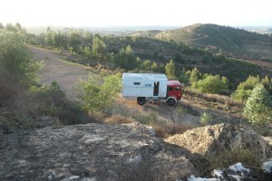 Ottos Weltreisemobil schräg von oben 2